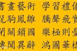简体字变繁体字,字體演變的視野